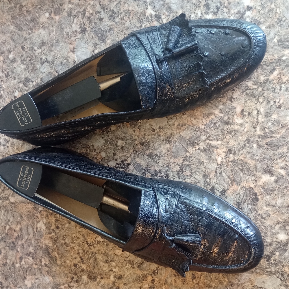 Bruno Magli Men's Black Leather Loafers
